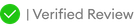 Verified Review